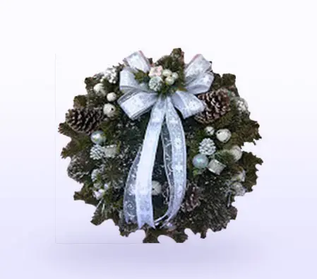 Christmas White Wreath 