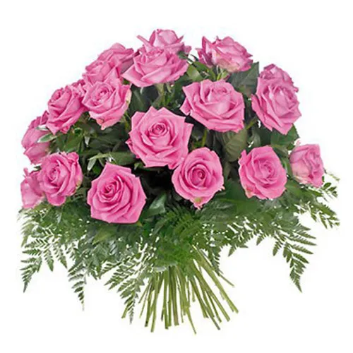 12 Pink Roses