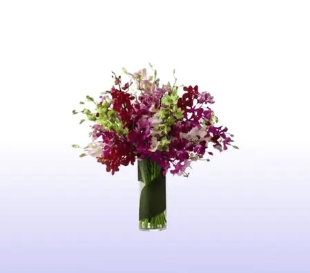 Mixed Orchid Vase