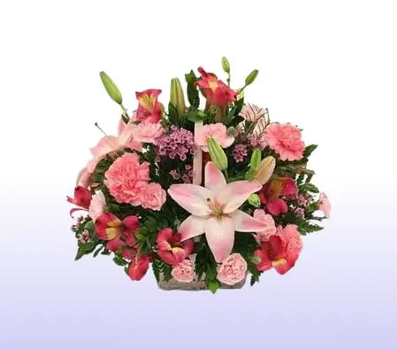 Heavenly basket of flowers