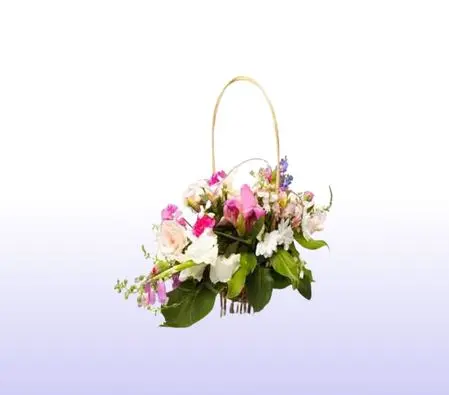 Basket Of Mixed Flowers