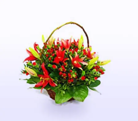 Seasonal Flower Basket 