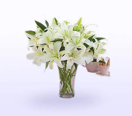 White Lily Arrangement